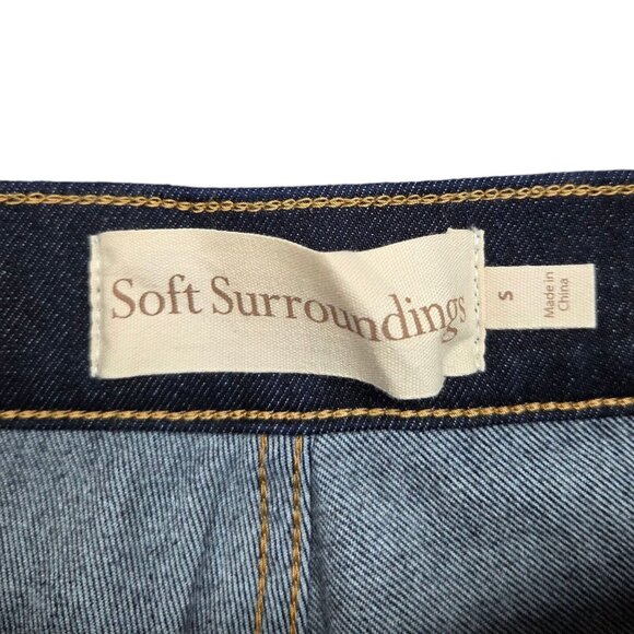 Soft Surroundings Slim Leg Jeans Womens Small Ultimate Denim‎ Pull On - Picture 7 of 8